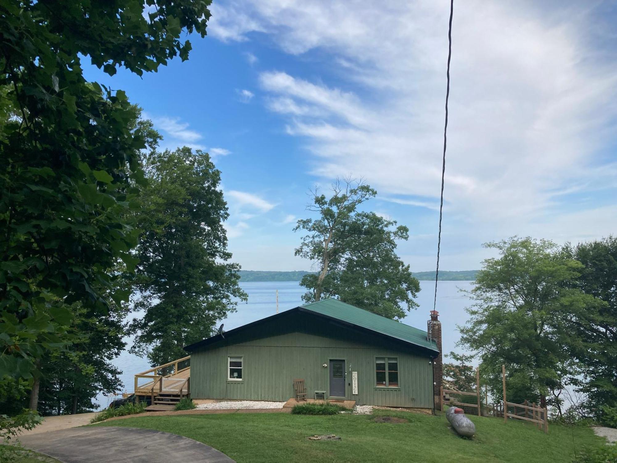 Fox Berry Hill - Lakefront With Dock, Launch & Hot Tub Waverly Buitenkant foto